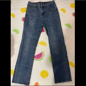 straight leg fit jeans